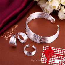 Punk Style Hot Sale Argent Mental Party Alloy Jewelry Bangle Sets Cadeaux